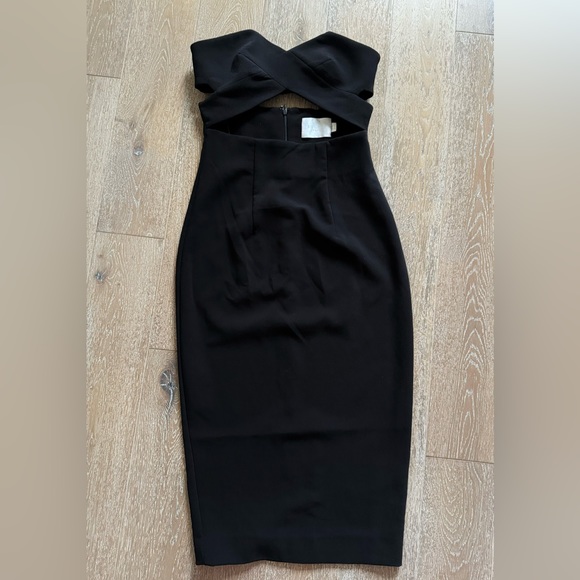 Solace London Black Cut Out Dress - NEW - Picture 9 of 16